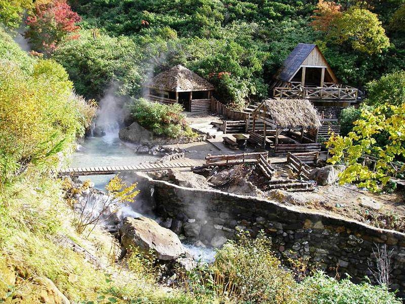 Горячие источники у вулкана Баранского Сахалин. Маршрут, карта с треком ...